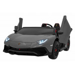 Elektrické autíčko Lamborghini Aventador SV 2x200W 24V - dvojmiestne - sivé
